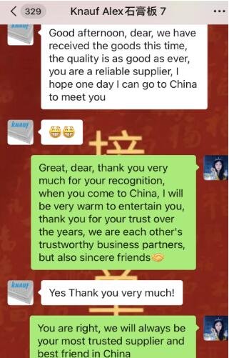 Customer Feedback From Knauf Company