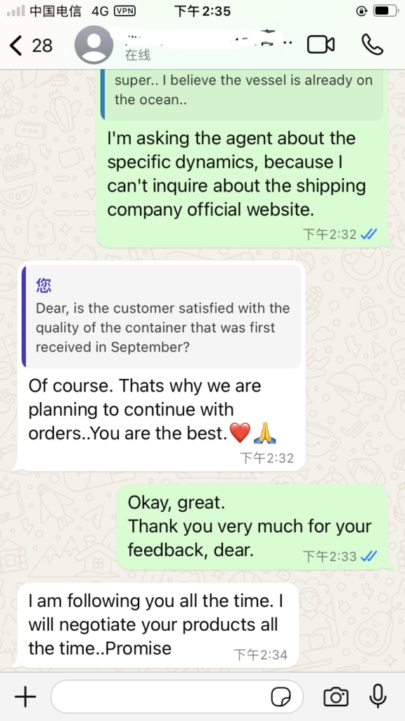 Customer Feedback From Canada