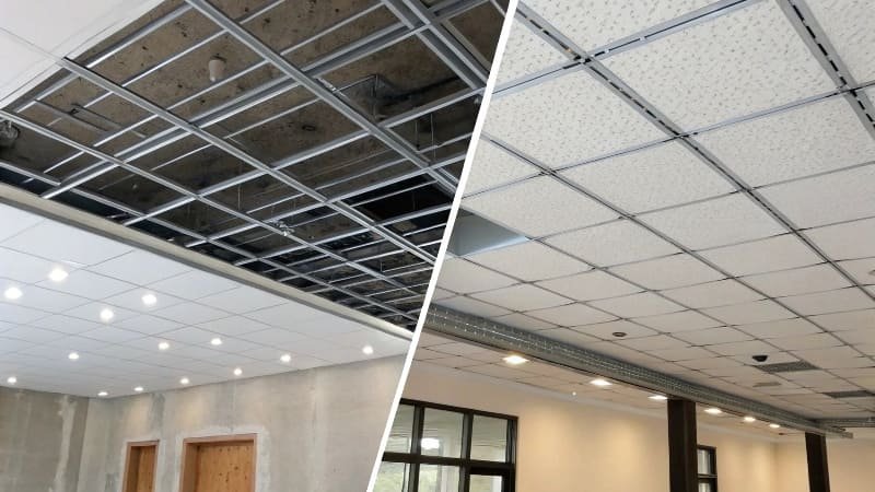 Which is better, PVC ceiling or gypsum ceiling?