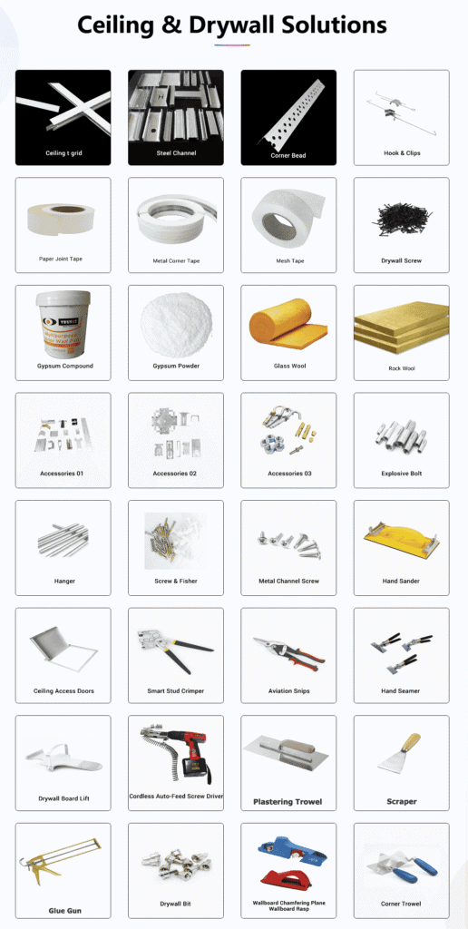 What are drywall accessories?