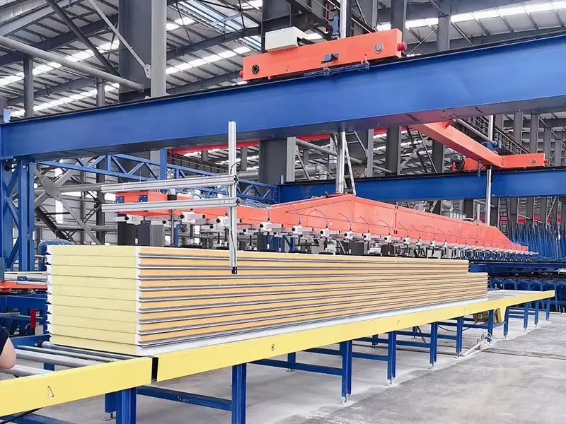Insulated panels production factory